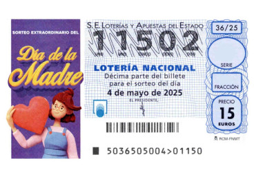 Sorteo Día de la Madre domingo 4 de Mayo de 2025