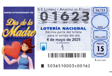 Sorteo Día de la Madre domingo 4 de Mayo de 2025