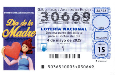 Sorteo Día de la Madre domingo 4 de Mayo de 2025