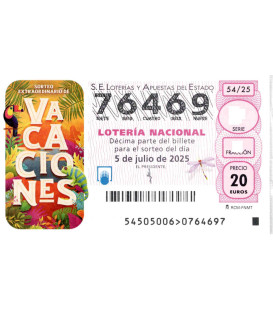 Sorteo Extraordinario de Vacaciones 2024