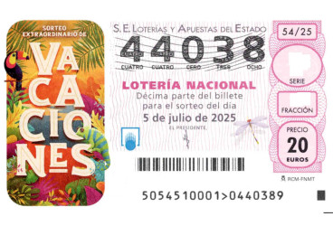 Sorteo Extraordinario de Vacaciones 2025