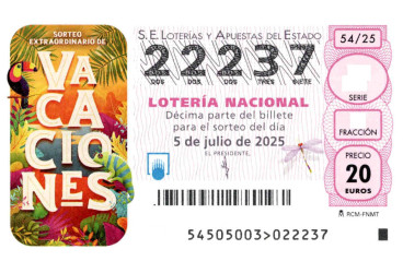 Sorteo Extraordinario de Vacaciones 2025