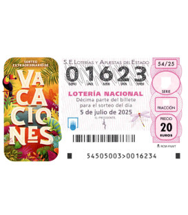 Sorteo Extraordinario de Vacaciones 2025