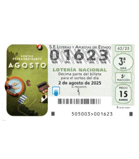 Sorteo Extraordinario de Agosto 2025