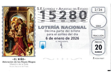 Sorteo Loter&iacute;a del Ni&ntilde;o 2026