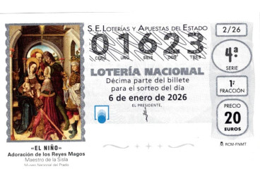 Sorteo Loter&iacute;a del Ni&ntilde;o 2026