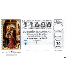 Sorteo Loter&iacute;a del Ni&ntilde;o 2026