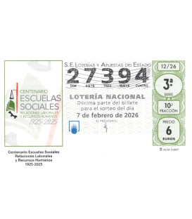 Sorteo S&aacute;bado 07 de Febrero de 2026