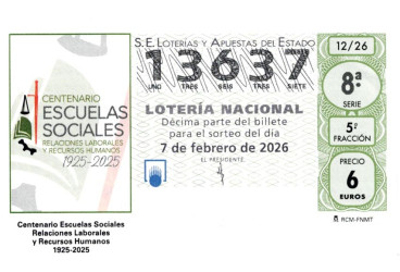 Sorteo S&aacute;bado 07 de Febrero de 2026