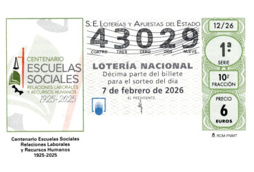 Sorteo S&aacute;bado 07 de Febrero de 2026