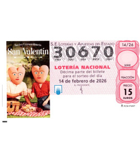 Sorteo de San Valent&iacute;n 2026