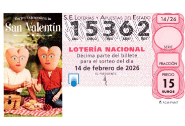 Sorteo de San Valent&iacute;n 2026
