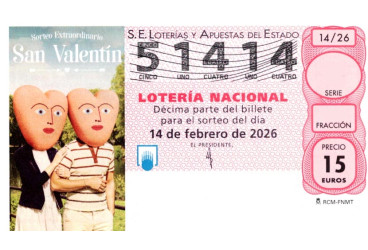 Sorteo de San Valent&iacute;n 2026