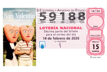 Sorteo de San Valent&iacute;n 2026