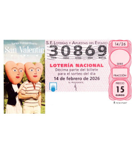 Sorteo de San Valent&iacute;n 2026