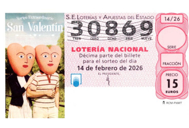 Sorteo de San Valent&iacute;n 2026