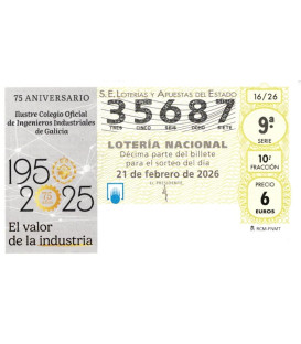 Sorteo S&aacute;bado 21 de Febrero de 2026