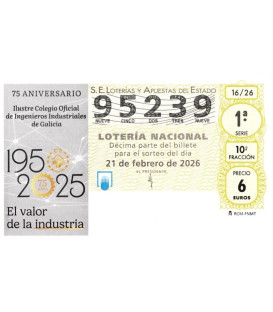 Sorteo S&aacute;bado 21 de Febrero de 2026