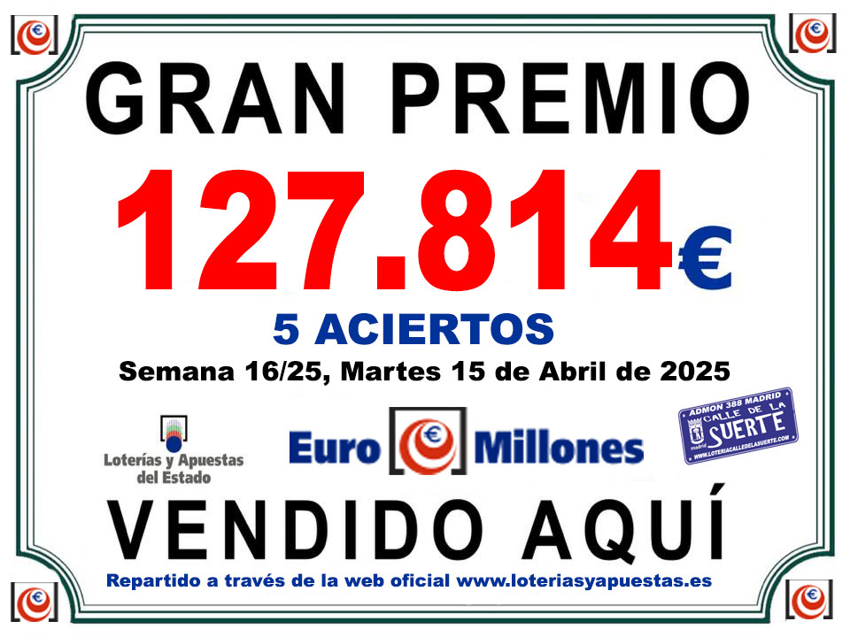 Premio Mayor Euromillon